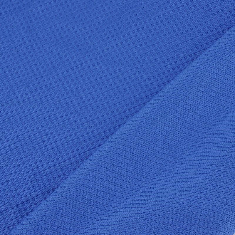 Quick-Dry 100% Polyester Grid Knit Fabric 160cm For Sportswear