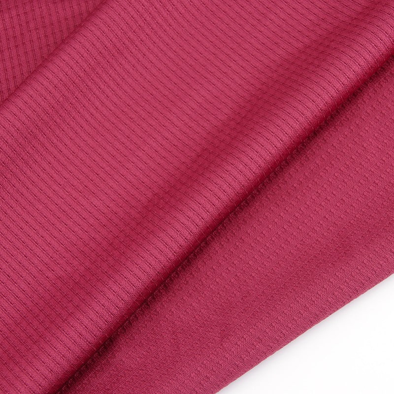 120g/m² 160cm Wide 100% Polyester Grid Mesh Knit For Sportswear Lining