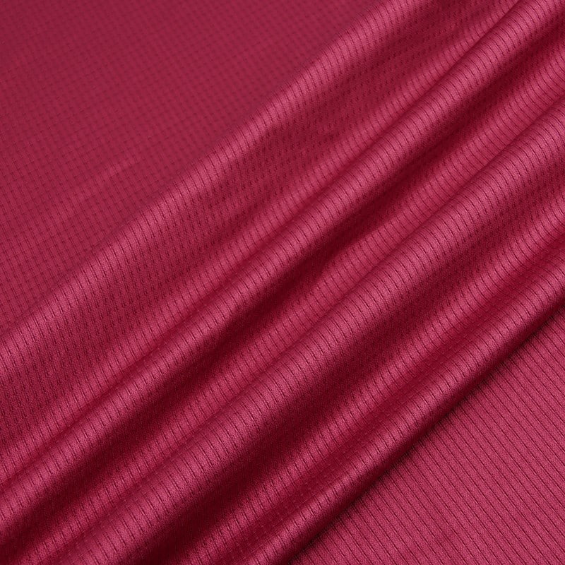 120g/m² 160cm Wide 100% Polyester Grid Mesh Knit For Sportswear Lining
