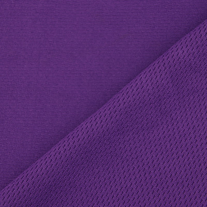 Anti-Bacterial 100% Polyester Knitted Bird Eye Fabric with Soft Handfeel