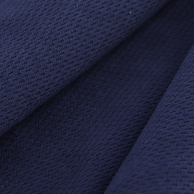 Lightweight Breathable 100% Polyester Knitted Bird Eye Fabric for Sportswear