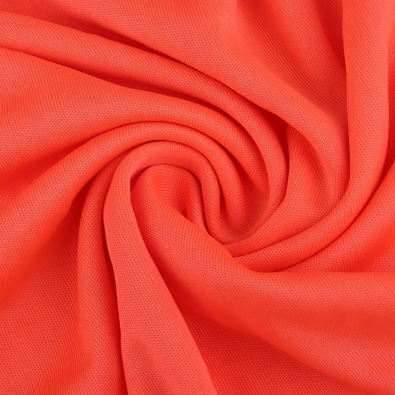 Smooth 100% Polyester Interlock Fabric 165g 160cm