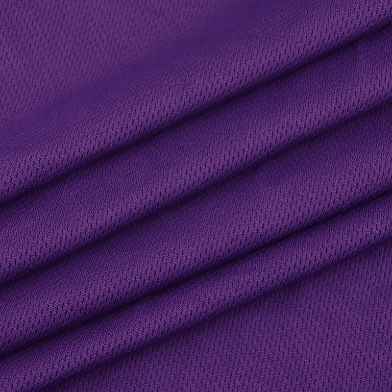 Anti-Bacterial 100% Polyester Knitted Bird Eye Fabric with Soft Handfeel