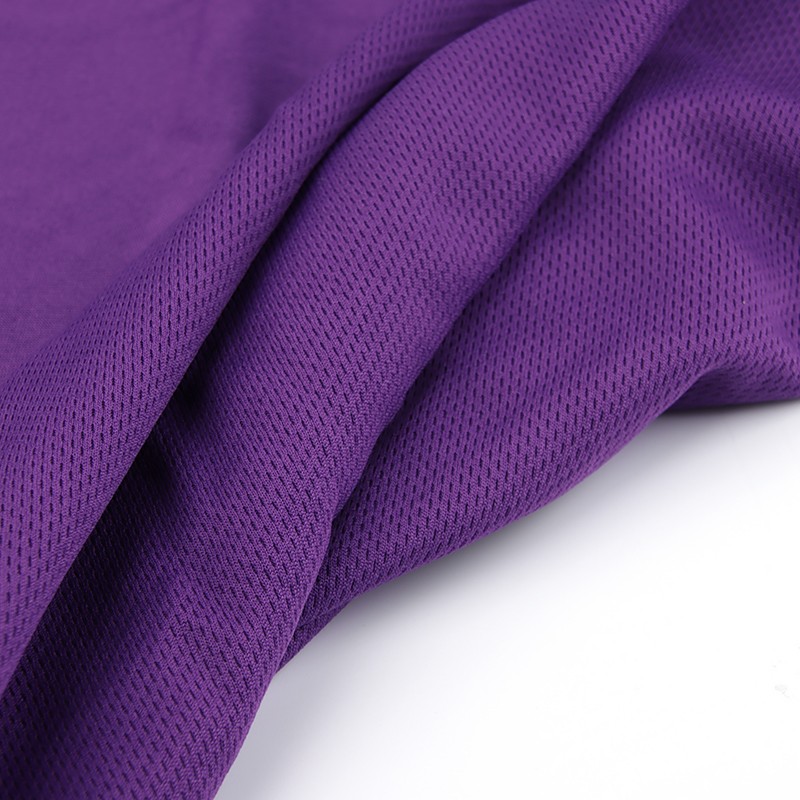 Anti-Bacterial 100% Polyester Knitted Bird Eye Fabric with Soft Handfeel