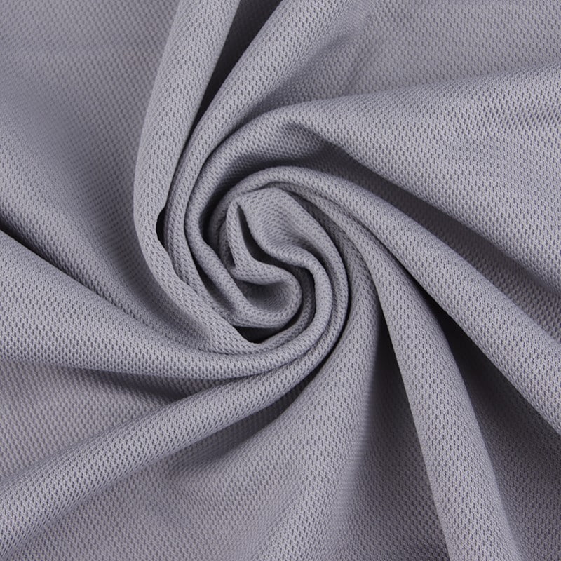 Breathable Quick Dry 100% Polyester Bird Eye Knit Fabric