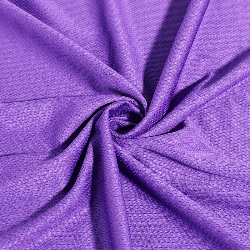 100% Polyester Solid Color Knitted Bird's Eye Fabric