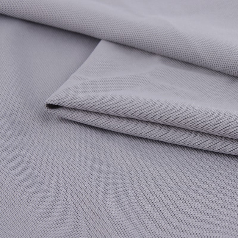 Breathable Quick Dry 100% Polyester Bird Eye Knit Fabric